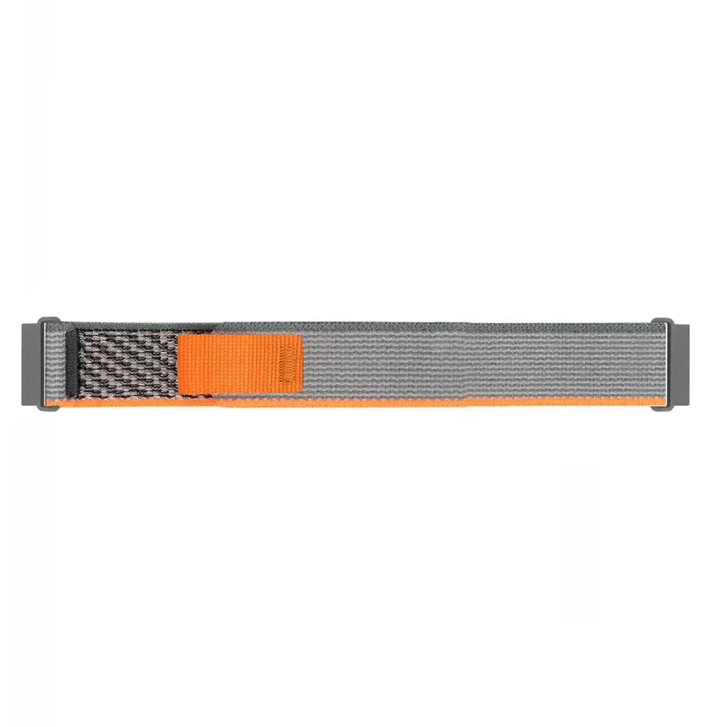 Huawei Watch GT 3 - 46mm trail nylon band (grijs/oranje)