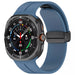 Samsung Galaxy Watch Ultra sport band met D-buckle (grijsblauw)