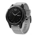 Garmin Fenix 5 / 6 siliconen bandje (grijs)