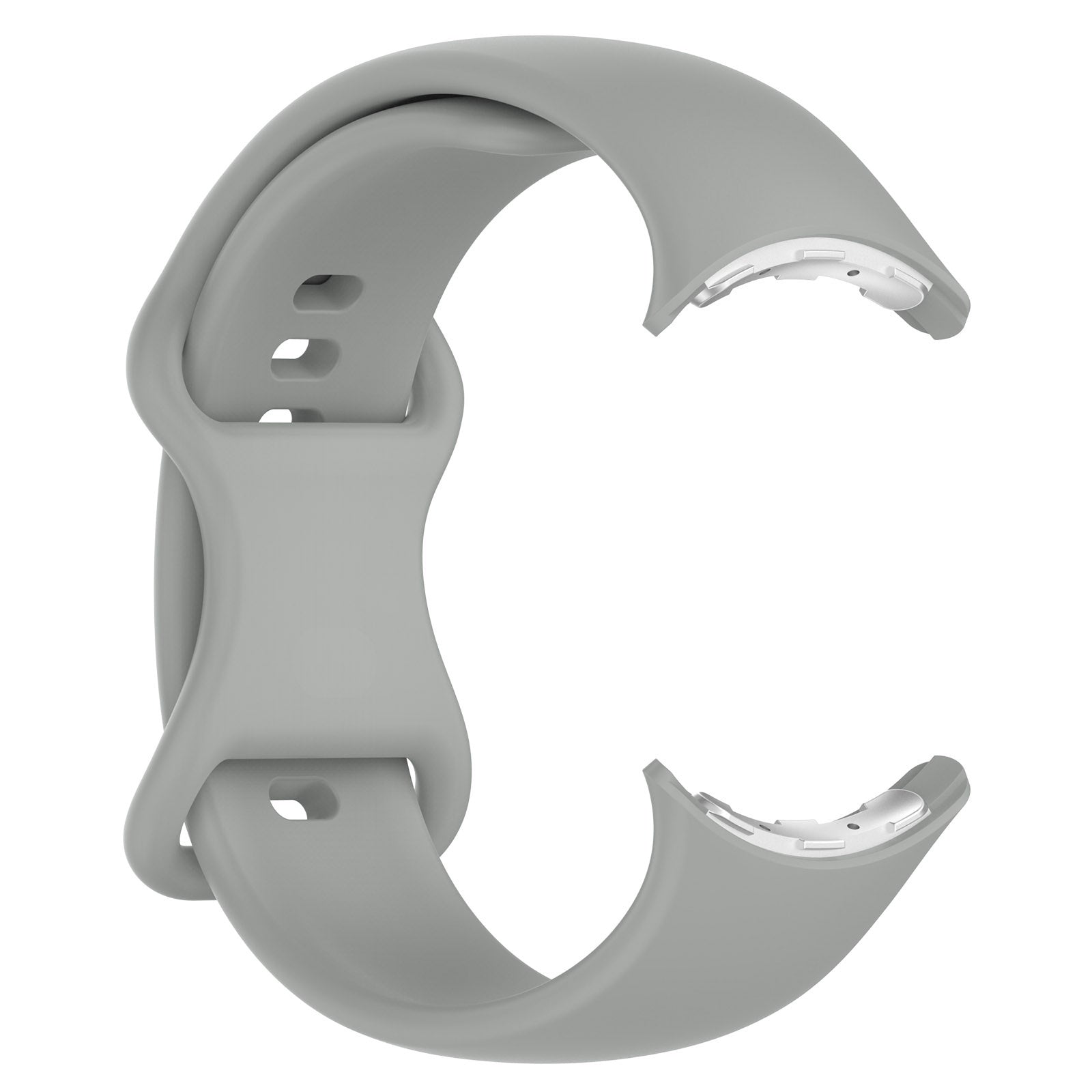 Google Pixel Watch 4 - 41mm siliconen classic bandje (grijs)