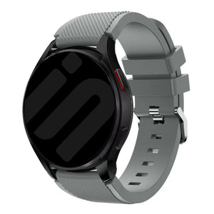 Amazfit Bip U (Pro) twill siliconen bandje (grijs)