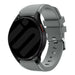 Amazfit Bip U (Pro) twill siliconen bandje (grijs)