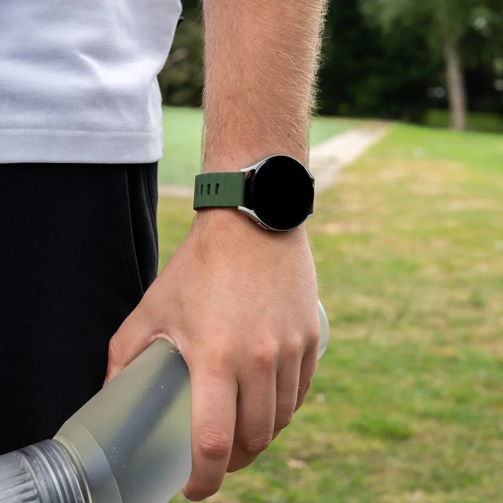 Coros Apex 4 - 42mm outdoor siliconen bandje (groen)