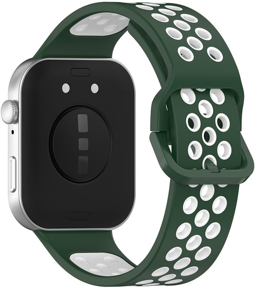 Huawei Watch Fit 4 Pro sport bandje (groen/wit)