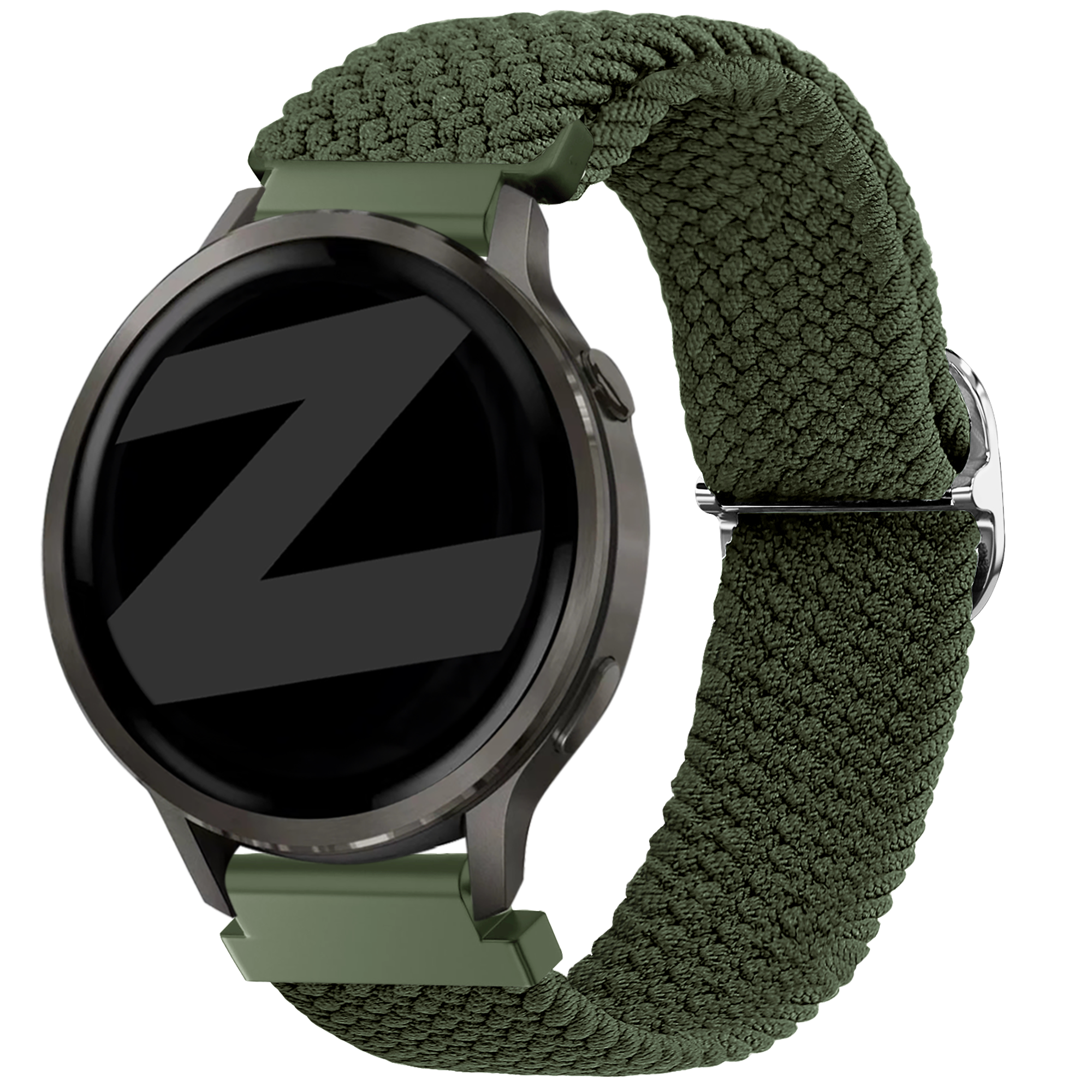 Bandz Garmin Venu 3s verstelbare nylon band (groen)