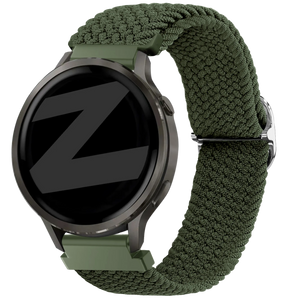 Bandz Garmin Forerunner 265s verstelbare nylon band (groen)