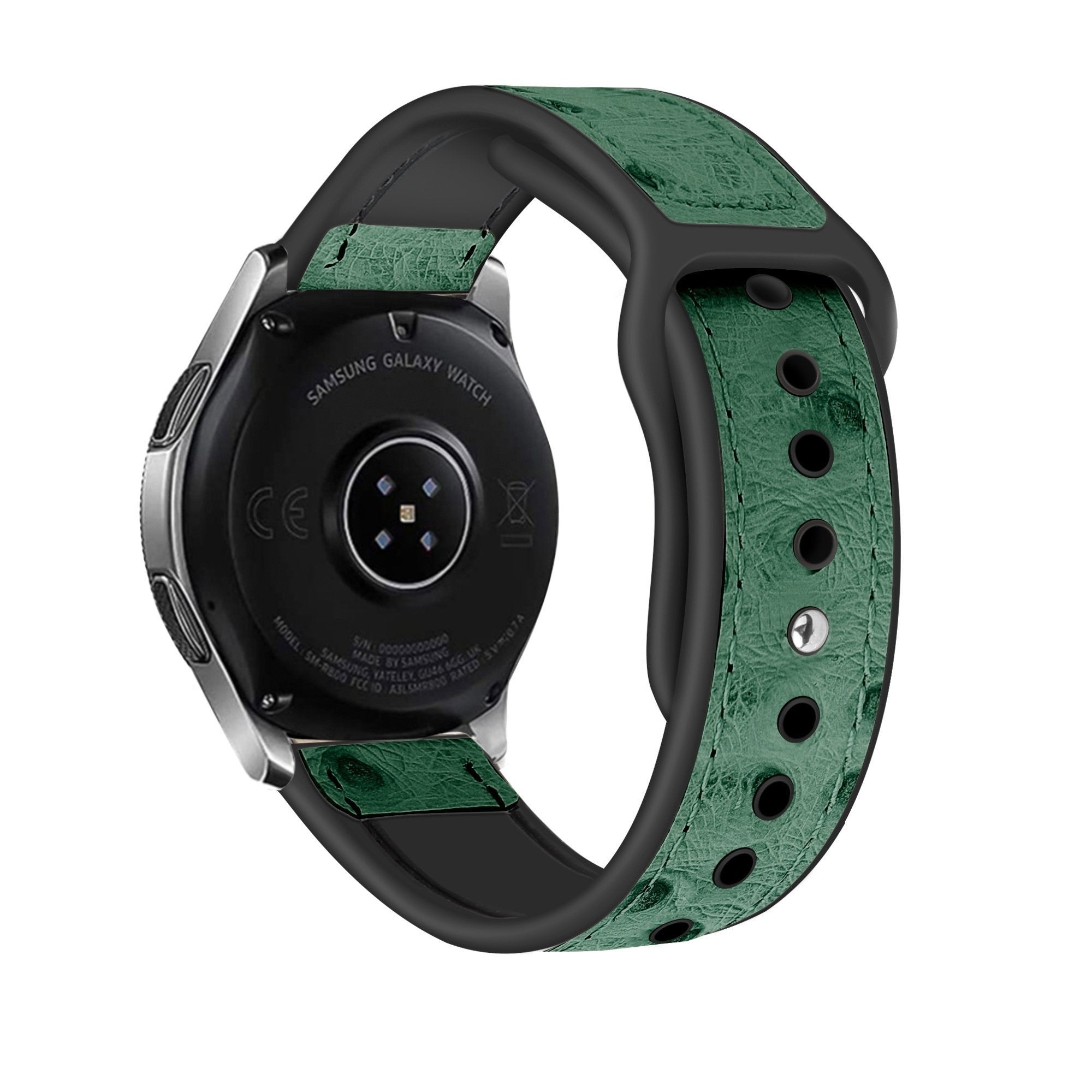 Suunto 9 Peak Pro leren hybrid bandje (groen)