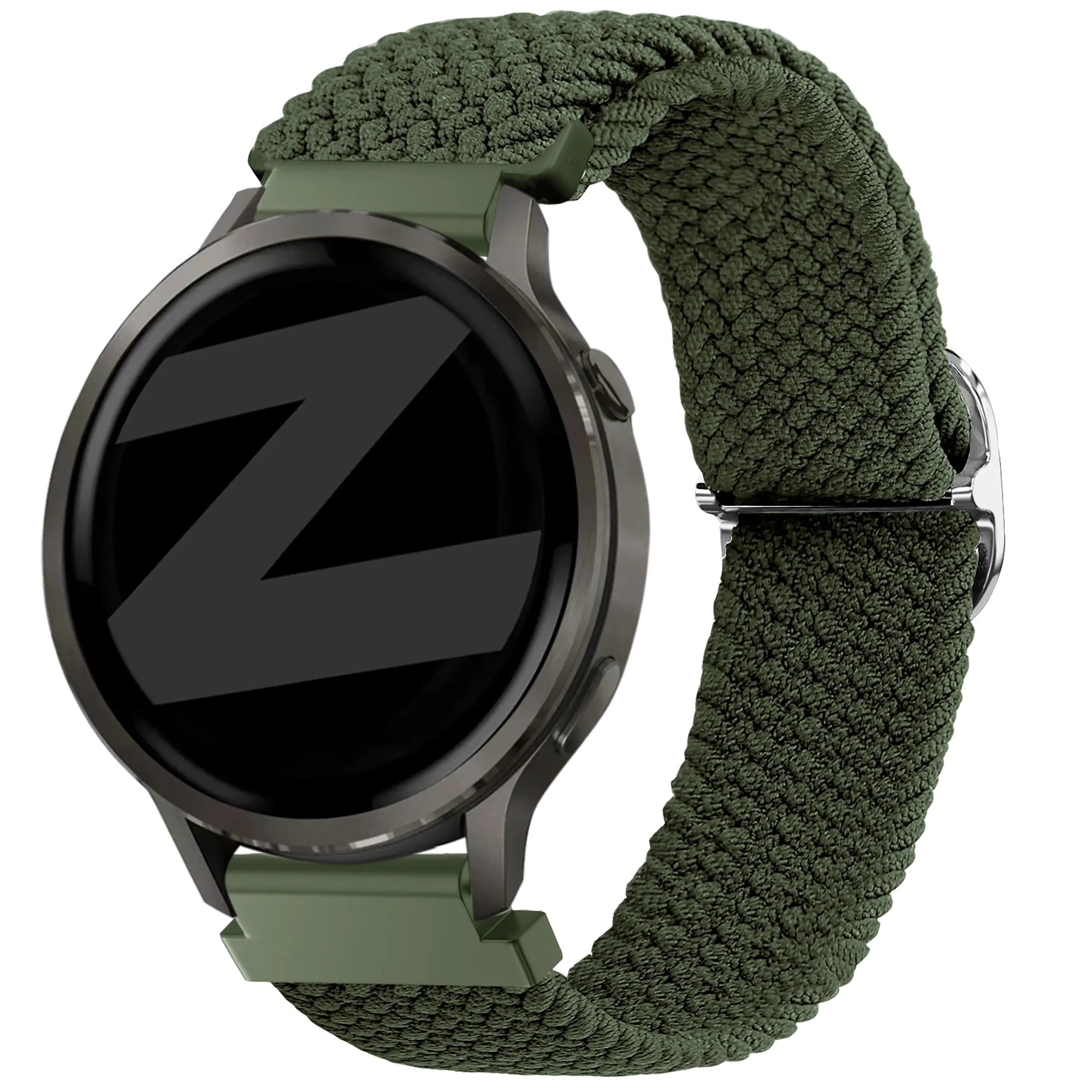 Bandz Garmin Forerunner 255s Adjustable Braided Strap (Green)