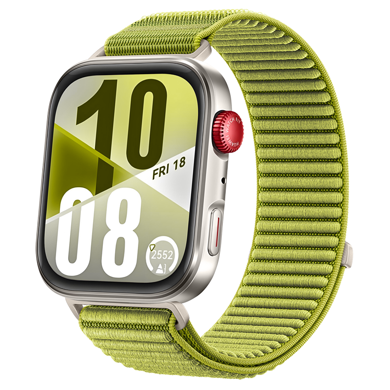 Huawei Watch Fit 4 Pro Nylon Wave Strap (Green)
