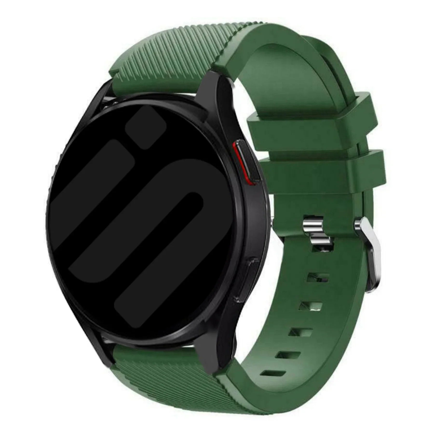 Huawei Watch 5 - 46mm Twill Silicone Strap (Dark Green)