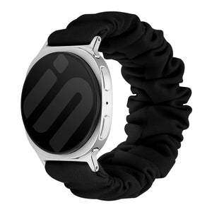 Samsung Galaxy Watch 9 - 40mm scrunchie bandje (zwart)