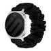 Samsung Galaxy Watch 9 - 40mm scrunchie bandje (zwart)