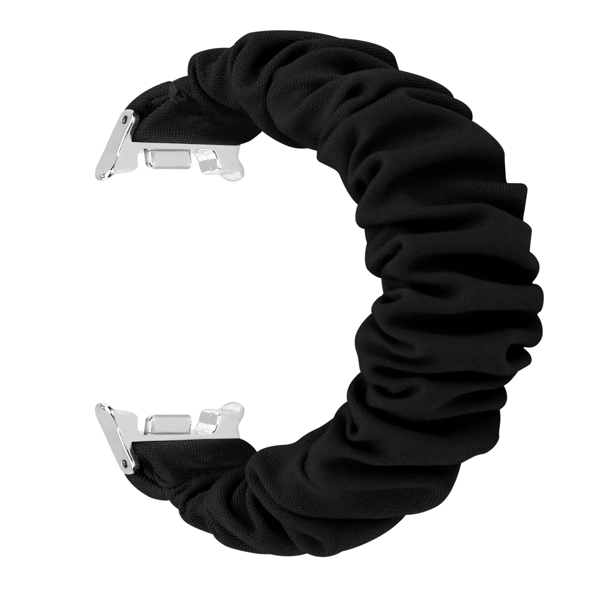 Samsung Galaxy Watch 9 - 40mm scrunchie bandje (zwart)