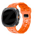Bandz Samsung Galaxy Watch Ultra siliconen band 'Hexagons' (oranje)
