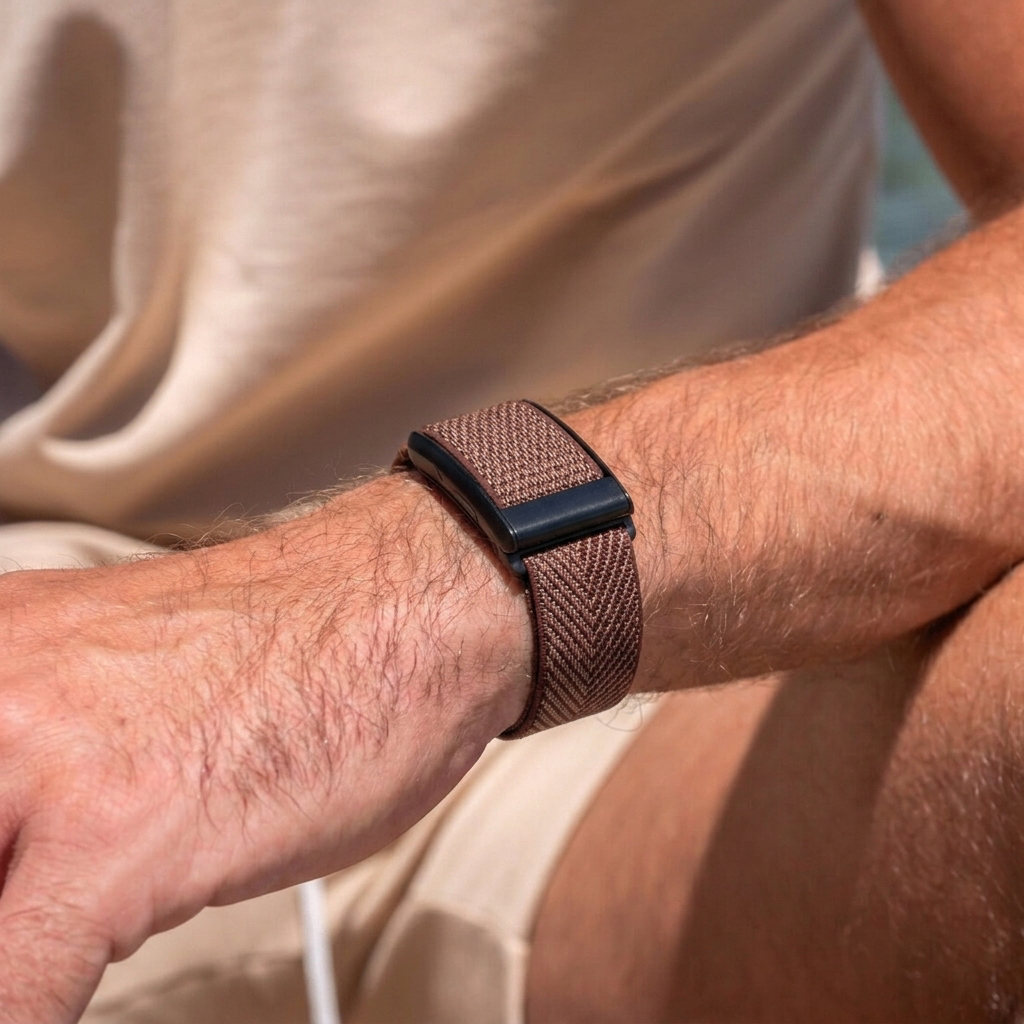 Polar Loop nylon band (wijnrood)