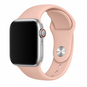 Apple Watch sport bandje (lichtroze)