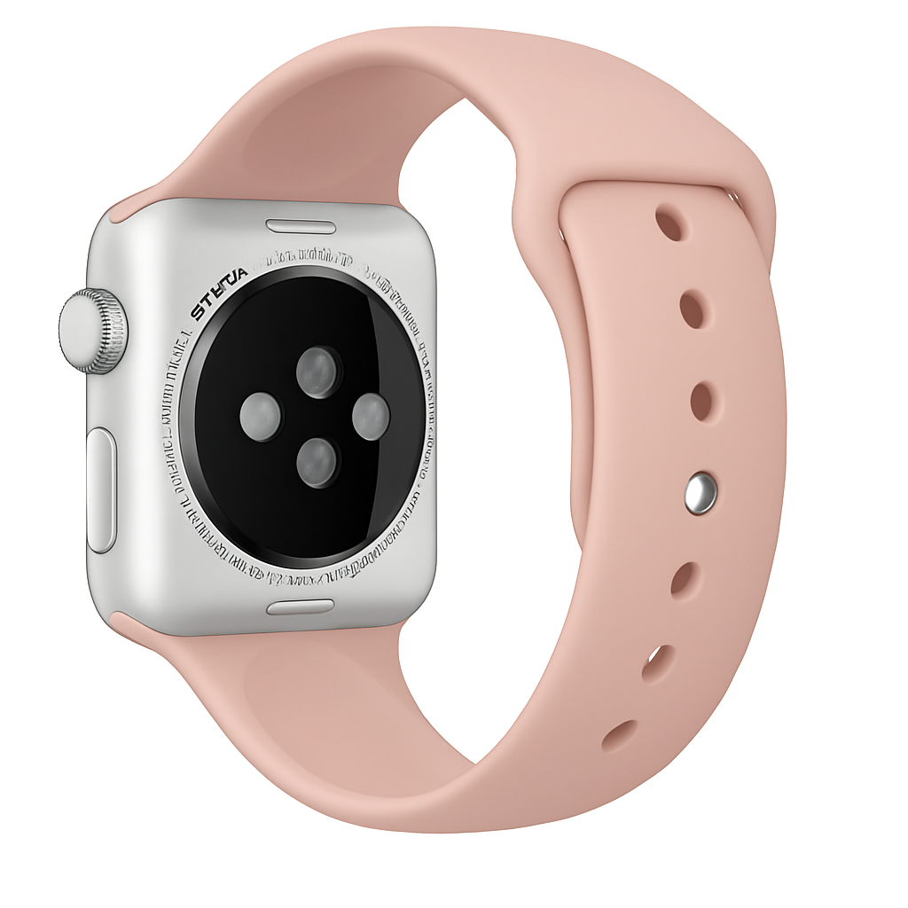 Apple Watch sport bandje (lichtroze)