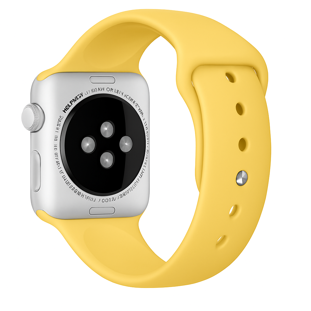 Apple Watch sport bandje (geel)