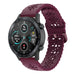 Honor Magic Watch 2 42mm siliconen bandje met patroon (bordeaux)