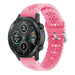 Honor Magic Watch 2 42mm siliconen bandje met patroon (knalroze)