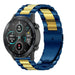 Honor Magic Watch 2 stalen band (blauw/goud)