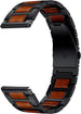 Garmin Venu 4 - 45mm Wooden / Steel Strap (Black)