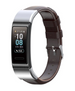 Huawei band 3 / 4 Pro leren bandje (donkerbruin)