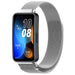 Huawei Band 8 Milanese band (zilver)