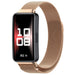 Huawei Band 10 Milanese band (rosé goud)
