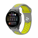 Huawei Watch 3 (Pro) sport band (grijs/geel)