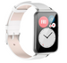 Huawei Watch Fit New leren bandje (wit)