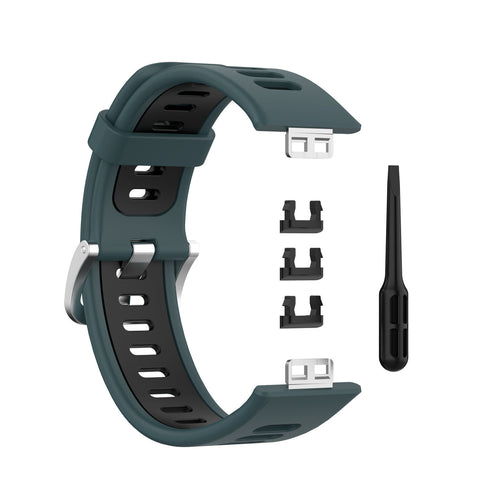 Huawei Watch Fit SE sport gesp bandje (groen/zwart)