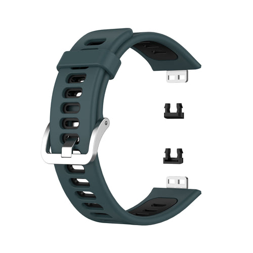 Huawei Watch Fit SE sport gesp bandje (groen/zwart)