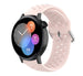 Huawei Watch GT 3 42mm siliconen bandje met gaatjes (roze)
