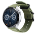 Huawei Watch GT 3 46mm nylon gesp band (groen)