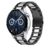Huawei Watch GT 3 46mm stalen band (zwart/zilver)