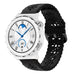 Huawei Watch GT 3 Pro 43mm siliconen bandje met patroon (zwart)