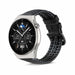 Huawei Watch GT 3 Pro 46mm siliconen / leren bandje (zwart) 