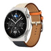 Huawei Watch GT 3 Pro 46mm leren band (wit/donkerblauw)