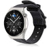 Huawei Watch GT 3 Pro 46mm nylon gesp band (zwart)