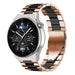Huawei Watch GT 3 Pro 46mm stalen band (roségoud/zwart)