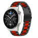 Huawei Watch GT 3 Pro 46mm stalen band (zwart/rood)