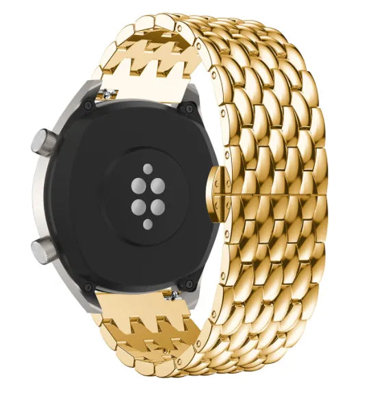 Honor Magic Watch 2 stalen draak band (goud)