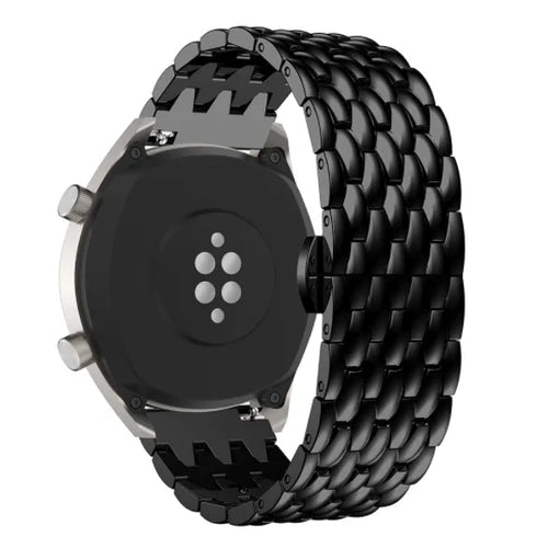 Honor Magic Watch 2 stalen draak band (zwart)