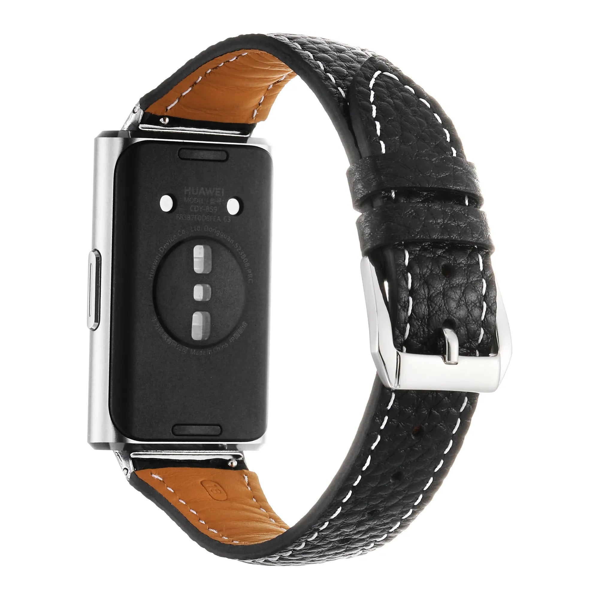 Huawei Band 11 Pro leren bandje (zwart)