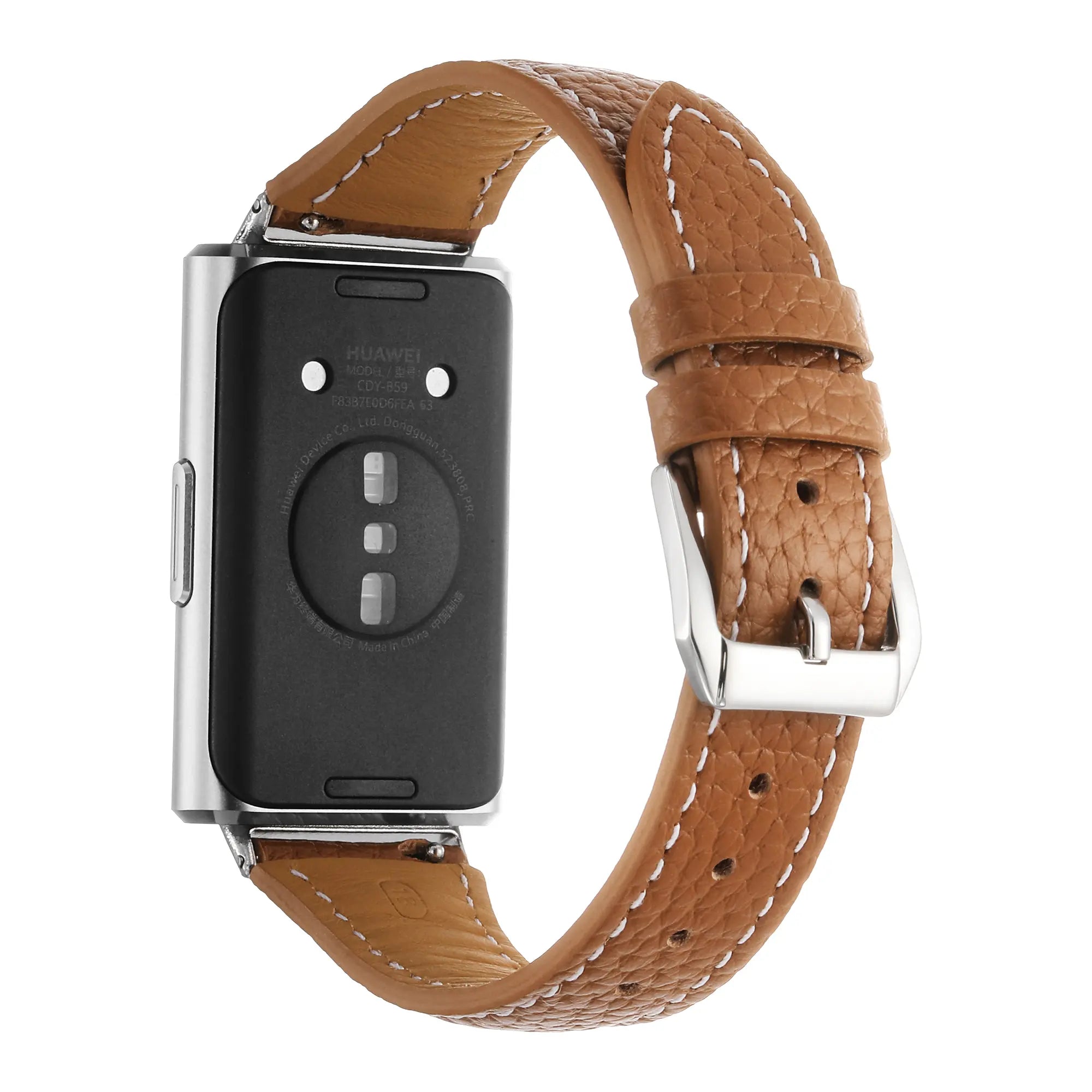 Huawei Band 11 Pro leren bandje (bruin)