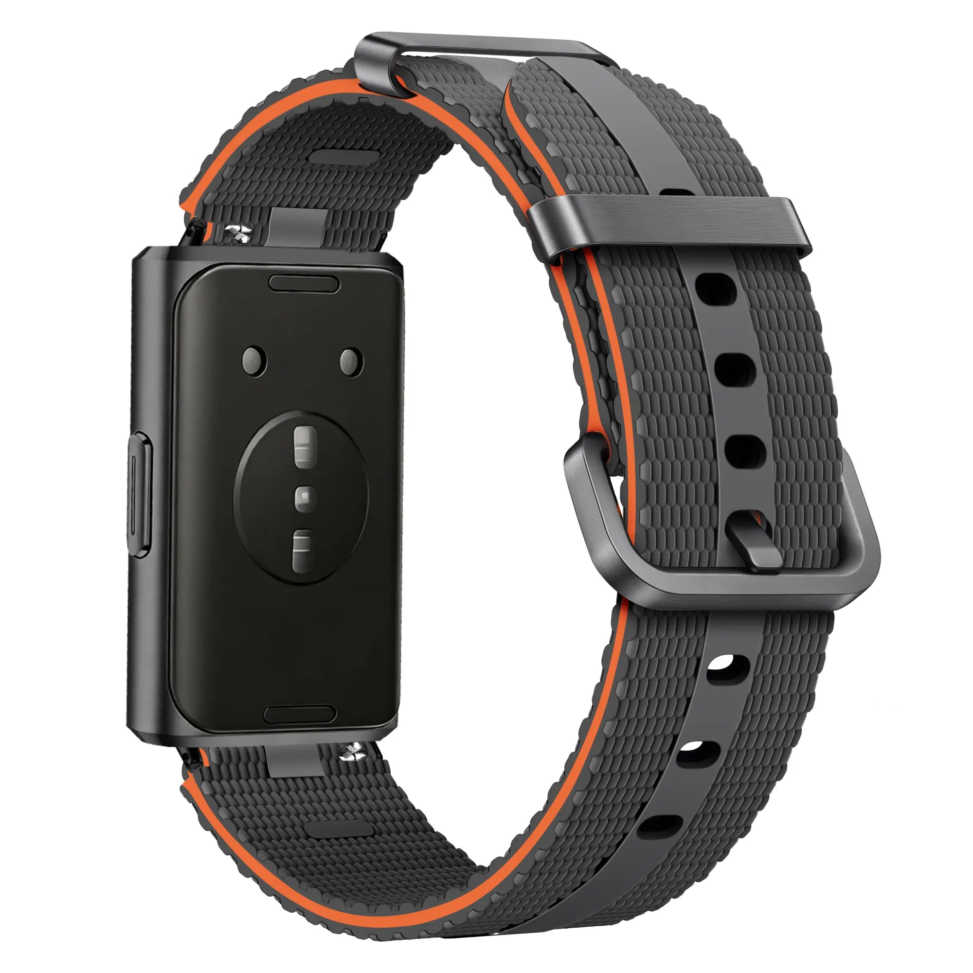 Huawei Band 11 siliconen active band (donkergrijs/oranje)