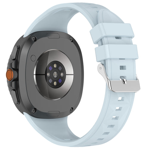 Samsung Galaxy Watch 8 Classic diamond silicone band (lichtblauw)