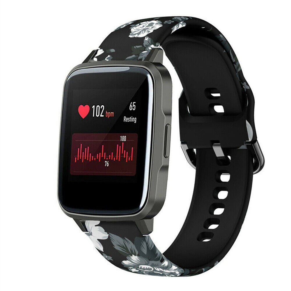 Grey Flower ID205L bandje