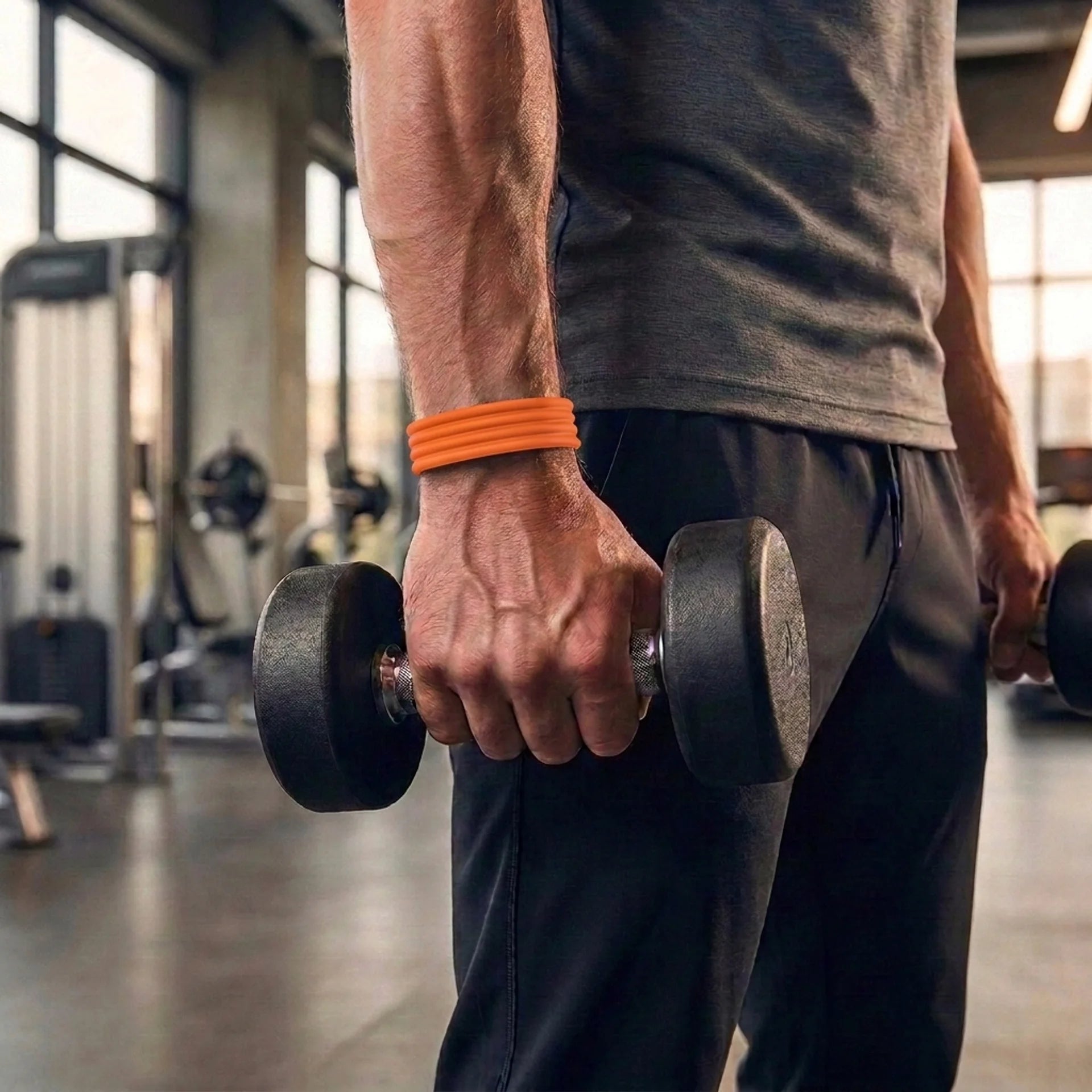 Fitbit Air classic siliconen bandje (oranje)